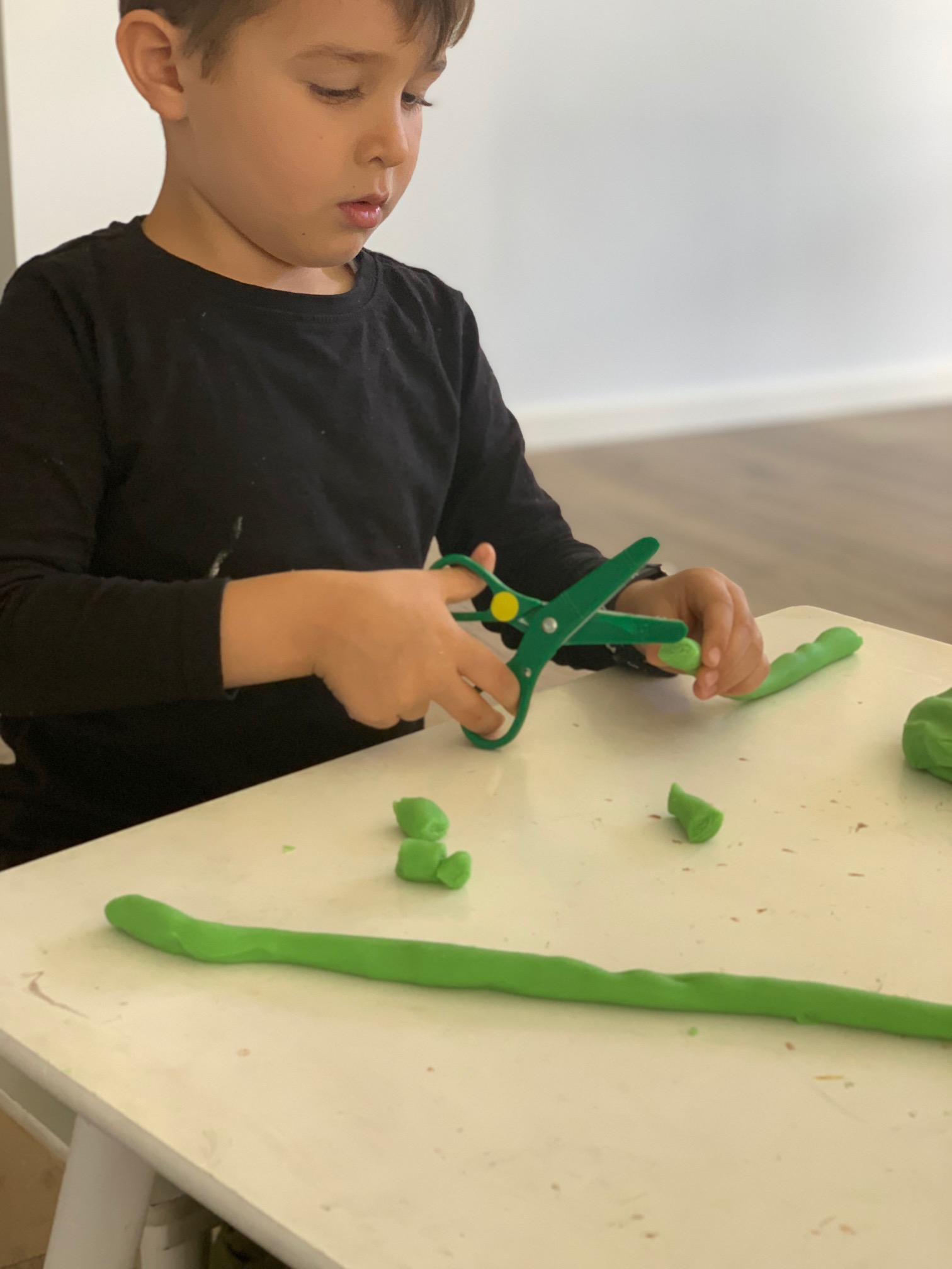 Making Play Dough Cookies: Scissor Practice & Creative Play - A