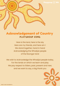 Acknowledgment of Country Wadjuk People of the Noongar Nation