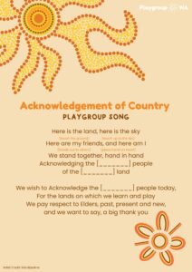 Acknowledgment of Country template